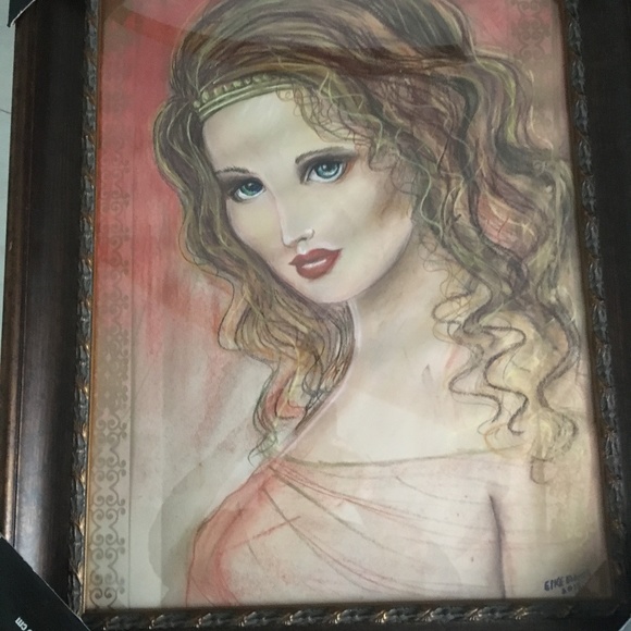 Painting of Young Lady - Picture 1 of 1